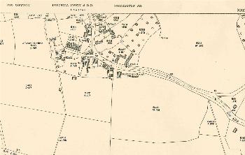 The southern part of the village in 1925